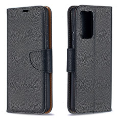 Handytasche Stand Schutzhülle Flip Leder Hülle B06F für Samsung Galaxy A52s 5G Schwarz