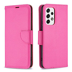 Handytasche Stand Schutzhülle Flip Leder Hülle B06F für Samsung Galaxy A53 5G Pink