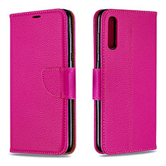 Handytasche Stand Schutzhülle Flip Leder Hülle B06F für Samsung Galaxy A70 Pink