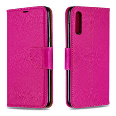 Handytasche Stand Schutzhülle Flip Leder Hülle B06F für Samsung Galaxy A70S Pink