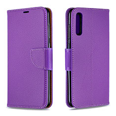 Handytasche Stand Schutzhülle Flip Leder Hülle B06F für Samsung Galaxy A70S Violett