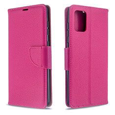 Handytasche Stand Schutzhülle Flip Leder Hülle B06F für Samsung Galaxy A71 4G A715 Pink