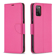 Handytasche Stand Schutzhülle Flip Leder Hülle B06F für Samsung Galaxy M02s Pink