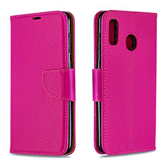 Handytasche Stand Schutzhülle Flip Leder Hülle B06F für Samsung Galaxy M10S Pink