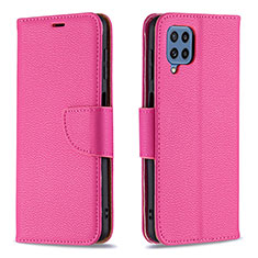 Handytasche Stand Schutzhülle Flip Leder Hülle B06F für Samsung Galaxy M32 4G Pink