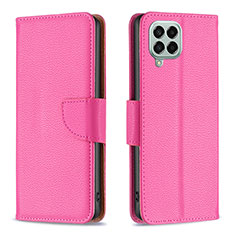 Handytasche Stand Schutzhülle Flip Leder Hülle B06F für Samsung Galaxy M33 5G Pink