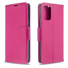 Handytasche Stand Schutzhülle Flip Leder Hülle B06F für Samsung Galaxy S20 5G Pink