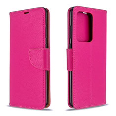 Handytasche Stand Schutzhülle Flip Leder Hülle B06F für Samsung Galaxy S20 Plus Pink