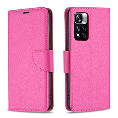 Handytasche Stand Schutzhülle Flip Leder Hülle B06F für Xiaomi Mi 11i 5G (2022) Pink