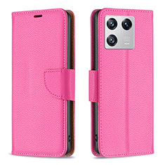 Handytasche Stand Schutzhülle Flip Leder Hülle B06F für Xiaomi Mi 13 5G Pink