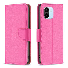 Handytasche Stand Schutzhülle Flip Leder Hülle B06F für Xiaomi Poco C50 Pink