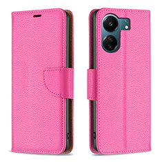 Handytasche Stand Schutzhülle Flip Leder Hülle B06F für Xiaomi Poco C65 Pink