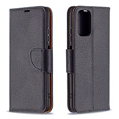 Handytasche Stand Schutzhülle Flip Leder Hülle B06F für Xiaomi Poco M5S Schwarz