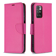 Handytasche Stand Schutzhülle Flip Leder Hülle B06F für Xiaomi Redmi 10 4G Pink