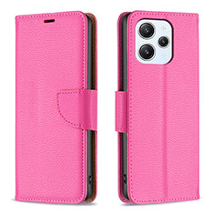 Handytasche Stand Schutzhülle Flip Leder Hülle B06F für Xiaomi Redmi 12 4G Pink