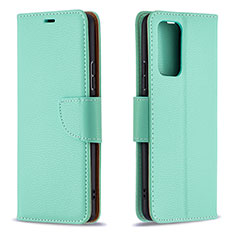Handytasche Stand Schutzhülle Flip Leder Hülle B06F für Xiaomi Redmi Note 10 Pro 4G Grün