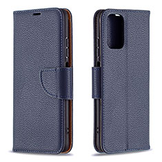 Handytasche Stand Schutzhülle Flip Leder Hülle B06F für Xiaomi Redmi Note 11 SE India 4G Blau