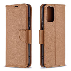 Handytasche Stand Schutzhülle Flip Leder Hülle B06F für Xiaomi Redmi Note 11 SE India 4G Braun