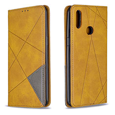 Handytasche Stand Schutzhülle Flip Leder Hülle B07F für Samsung Galaxy A10s Hellbraun