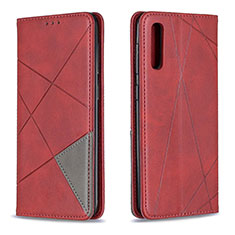 Handytasche Stand Schutzhülle Flip Leder Hülle B07F für Samsung Galaxy A30S Rot