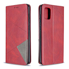 Handytasche Stand Schutzhülle Flip Leder Hülle B07F für Samsung Galaxy A31 Rot