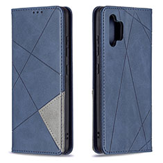 Handytasche Stand Schutzhülle Flip Leder Hülle B07F für Samsung Galaxy A32 4G Blau