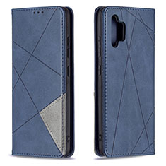 Handytasche Stand Schutzhülle Flip Leder Hülle B07F für Samsung Galaxy A32 5G Blau
