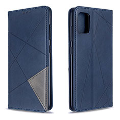 Handytasche Stand Schutzhülle Flip Leder Hülle B07F für Samsung Galaxy A51 5G Blau