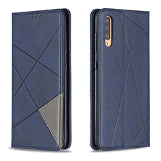 Handytasche Stand Schutzhülle Flip Leder Hülle B07F für Samsung Galaxy A70S Blau