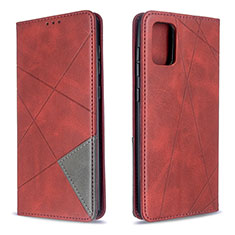 Handytasche Stand Schutzhülle Flip Leder Hülle B07F für Samsung Galaxy A71 4G A715 Rot