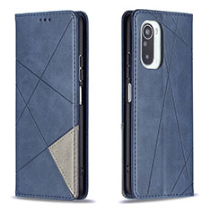 Handytasche Stand Schutzhülle Flip Leder Hülle B07F für Xiaomi Redmi K40 Pro+ Plus 5G Blau