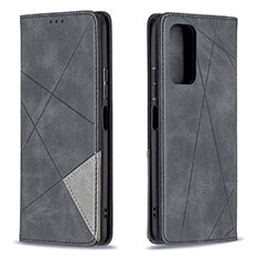 Handytasche Stand Schutzhülle Flip Leder Hülle B07F für Xiaomi Redmi Note 10 Pro Max Schwarz