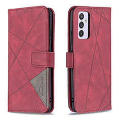 Handytasche Stand Schutzhülle Flip Leder Hülle B08F für Samsung Galaxy A54 5G Rot