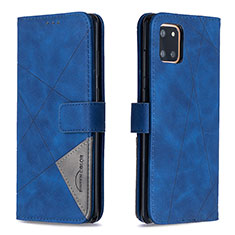 Handytasche Stand Schutzhülle Flip Leder Hülle B08F für Samsung Galaxy A81 Blau