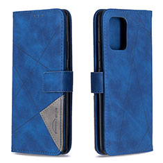 Handytasche Stand Schutzhülle Flip Leder Hülle B08F für Samsung Galaxy M80S Blau