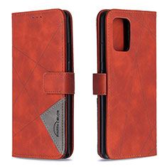 Handytasche Stand Schutzhülle Flip Leder Hülle B08F für Samsung Galaxy M80S Orange