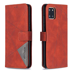 Handytasche Stand Schutzhülle Flip Leder Hülle B08F für Samsung Galaxy Note 10 Lite Orange