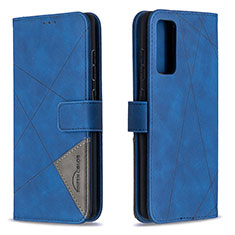 Handytasche Stand Schutzhülle Flip Leder Hülle B08F für Samsung Galaxy S20 FE (2022) 5G Blau