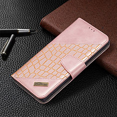 Handytasche Stand Schutzhülle Flip Leder Hülle B08F für Samsung Galaxy S21 Ultra 5G Rosa