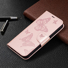 Handytasche Stand Schutzhülle Flip Leder Hülle B09F für Xiaomi Redmi Note 13 5G Rosegold