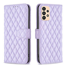 Handytasche Stand Schutzhülle Flip Leder Hülle B11F für Samsung Galaxy A33 5G Violett