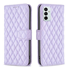 Handytasche Stand Schutzhülle Flip Leder Hülle B11F für Samsung Galaxy F23 5G Violett