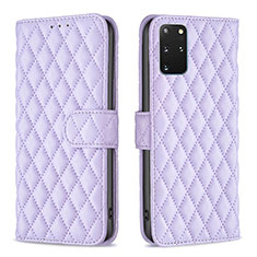 Handytasche Stand Schutzhülle Flip Leder Hülle B11F für Samsung Galaxy S20 Plus Violett