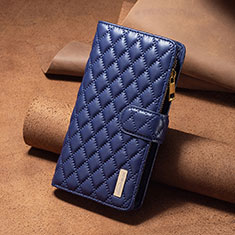 Handytasche Stand Schutzhülle Flip Leder Hülle B12F für Xiaomi Redmi 12C 4G Blau