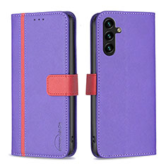 Handytasche Stand Schutzhülle Flip Leder Hülle B13F für Samsung Galaxy A13 5G Violett