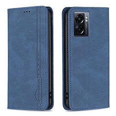 Handytasche Stand Schutzhülle Flip Leder Hülle B15F für OnePlus Nord N300 5G Blau