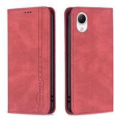 Handytasche Stand Schutzhülle Flip Leder Hülle B15F für Samsung Galaxy A23 5G SC-56C Rot