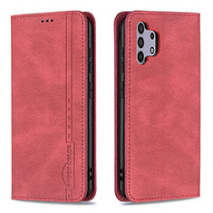 Handytasche Stand Schutzhülle Flip Leder Hülle B15F für Samsung Galaxy A32 4G Rot