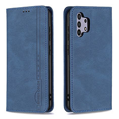 Handytasche Stand Schutzhülle Flip Leder Hülle B15F für Samsung Galaxy A32 5G Blau