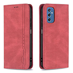 Handytasche Stand Schutzhülle Flip Leder Hülle B15F für Samsung Galaxy M52 5G Rot